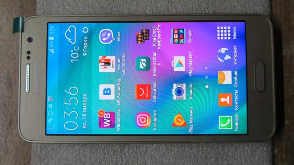 Ремонт телефона Samsung galaxy A3 - замена дисплейного модуля