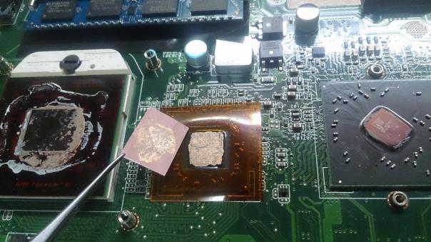 Asus K72D - замена северного моста Asus K72D - замена северного моста