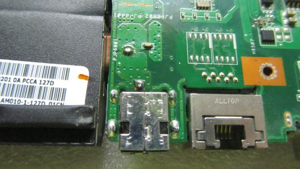 Замена разъема питания ноутбука Asus K53S