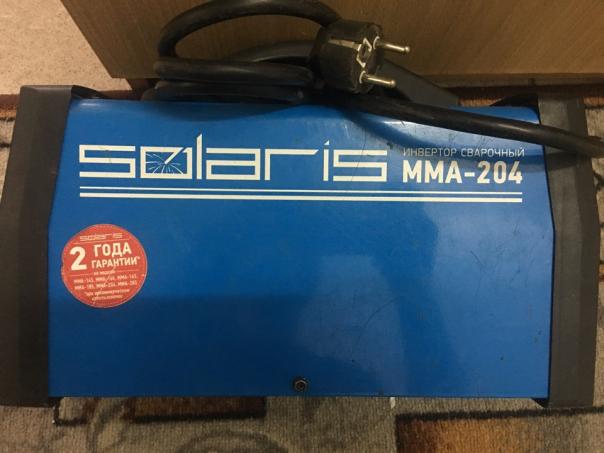 Ремонт Сварочный инвертор Solaris mma-204