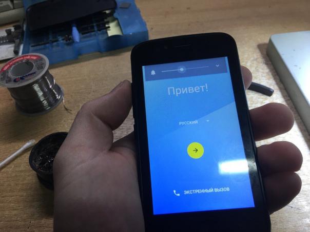 Ремонт телефона vertex impress fit - оторвали шлейф идущий на кнопки