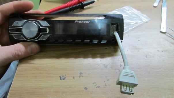 N a usb pioneer при подключении телефона