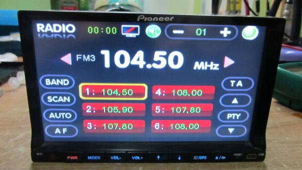 Ремонт 2DIN магнитолы Pioneer DA-871