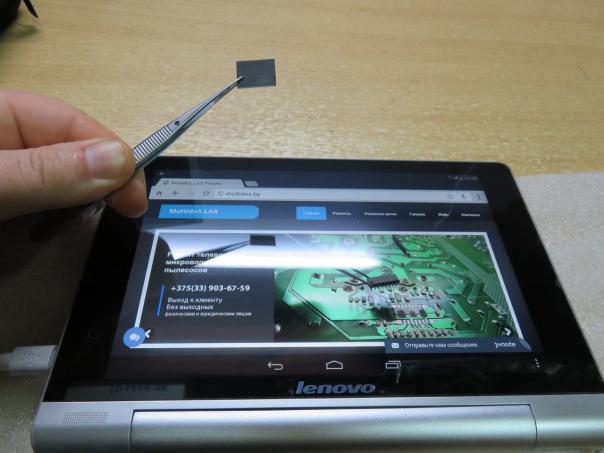 Ремонт планшета Lenovo Yoga Tablet 8 B6000 model:60044