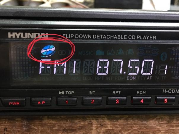 Ремонт магнитолы HYUNDAI H-CDM8065 - no disk!