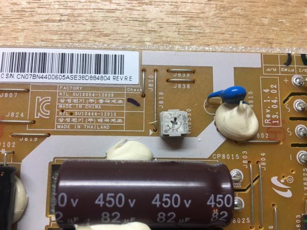 Ремонт телевизора Samsung UE32F5000 - нет подсветки!