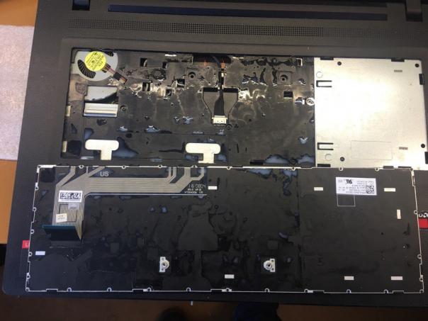 Lenovo ideapad 110-17acl ремонт залитика