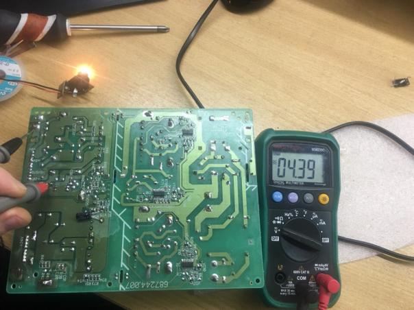 Ремонт телевизора Витязь 32 LCD 831-4DP нет дежурки!