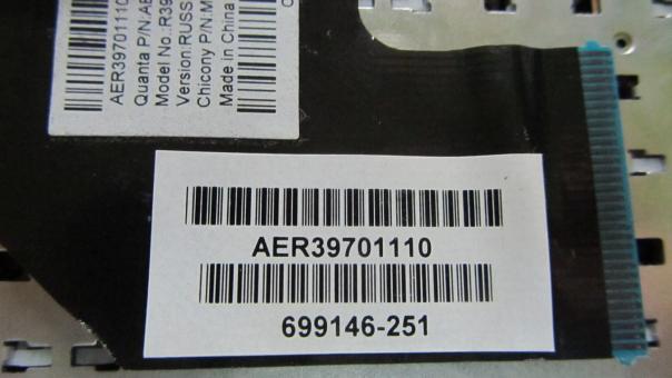 Замена рамки клавиатуры AER39701110